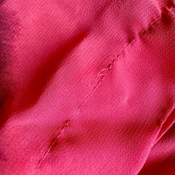 Red Hibiscus Floral Sleeve Skirt Suit NWOT - Picture 6 of 13